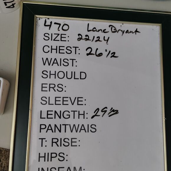 Lane Bryant Women's Zip Up Vest With Draw Strings Pockets Size 22/24 - Picture 5 of 6